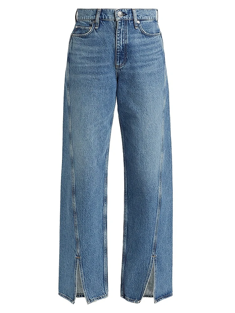 Shea High-Rise Relaxed Straight Jeans