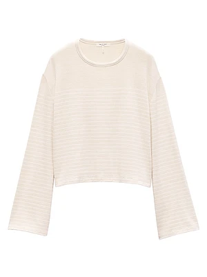 The Knit Striped Boxy T-Shirt