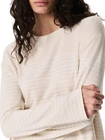 The Knit Striped Boxy T-Shirt