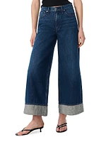 Sofie High-Rise Cuffed Wide-Leg Jeans