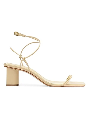 Pompeii 65MM Leather Block Sandals