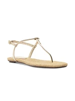 Elsha Metallic Flat Sandals