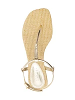 Elsha Metallic Flat Sandals