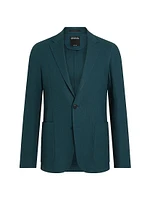 Slim Fit Notch Lapel Oasi Lino Blazer