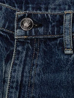 Kaia Mid-Rise Denim Shorts