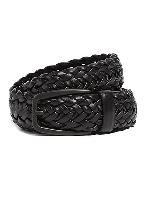 Leather Braided Belt