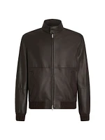 Nappa Leather Bomber Jacket