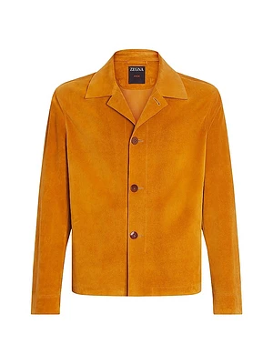 Leather Blouson Jacket