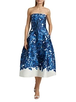 Shay Strapless Midi-Dress