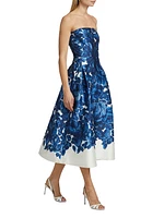 Shay Strapless Midi-Dress