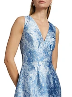 Rori Floral Sleeveless Gown