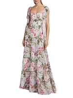 Pearl Floral Gown