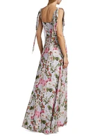 Pearl Floral Gown
