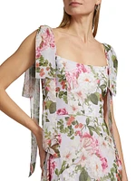 Pearl Floral Gown