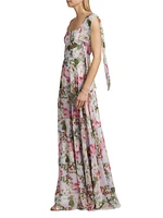 Pearl Floral Gown