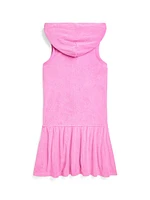 Little Girl's Terry Cloth Sleeveless Tennis Dress