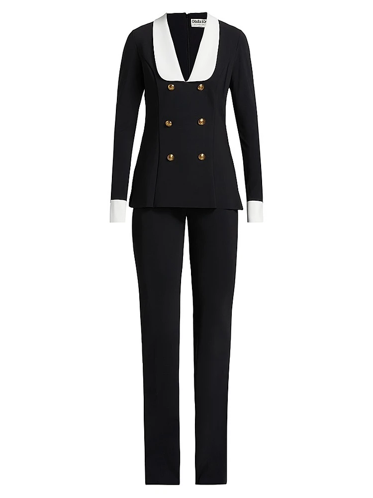 Beeta Bic Jersey V-neck Jumpsuit