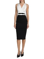 Rona Two-Tone Cocktail Dress