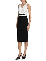 Rona Two-Tone Cocktail Dress