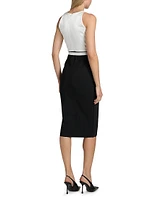 Rona Two-Tone Cocktail Dress