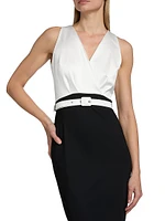 Rona Two-Tone Cocktail Dress