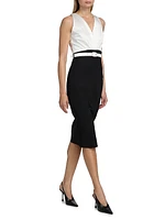 Rona Two-Tone Cocktail Dress
