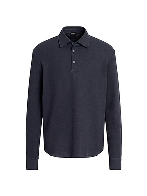 Lightweight Cotton Polo Shirt