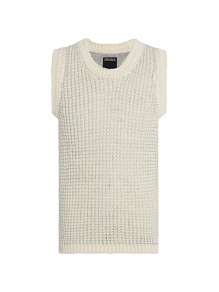 Cotton and Linen Vest