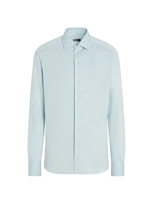 Silk and Linen Blend Shirt