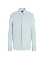 Silk and Linen Blend Shirt