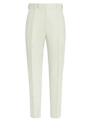 Flat Front Oasi Lino Slim Fit Pants