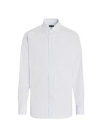 Striped Sea Island Cotton Shirt