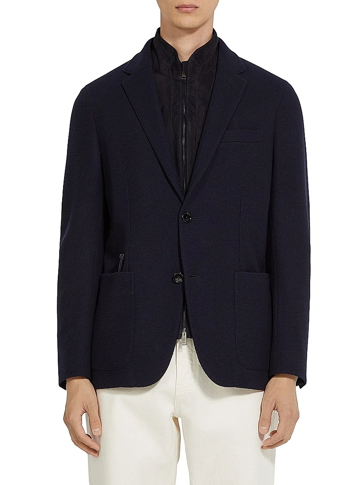 High Performance Jersey Wool and Cotton Jacket