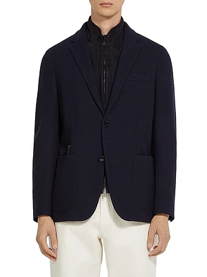 High Performance Jersey Wool and Cotton Jacket