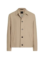 Slim Fit Oasi Lino Chore Jacket