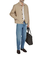Slim Fit Oasi Lino Chore Jacket