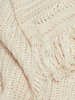 Azilis Cotton Fringe-Trim Sweater