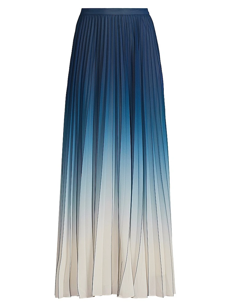 Lila Ombré Maxi Skirt