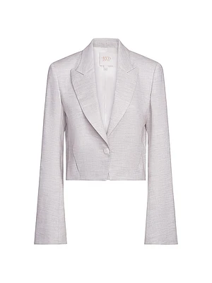 Pleat Placket Blazer