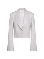Pleat Placket Blazer