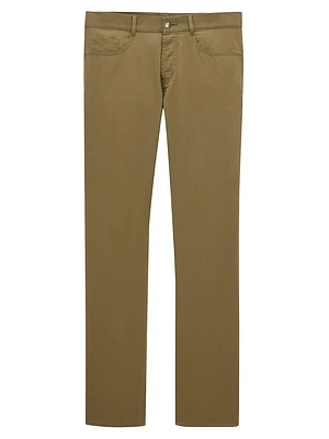 Relaxed Slim Pants Cotton