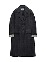 Single-Breasted Wool Coat