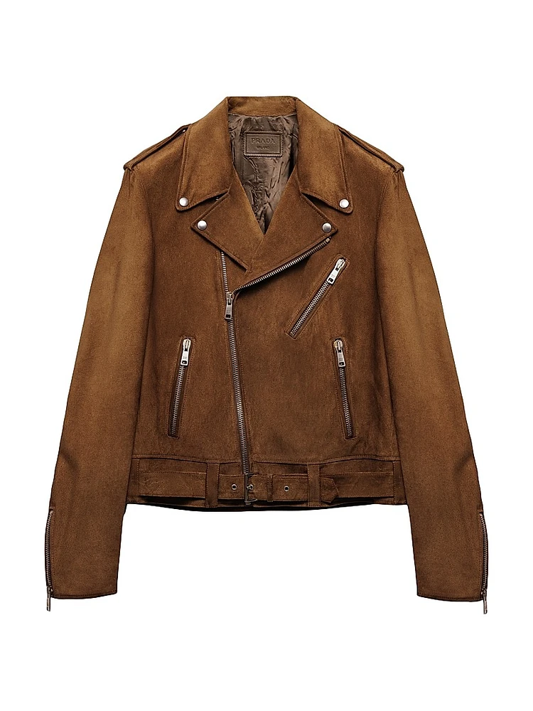 Suede Biker Jacket