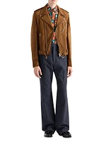 Suede Biker Jacket