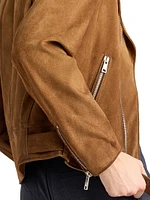 Suede Biker Jacket