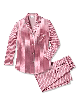 Love Lines Silk Pajamas