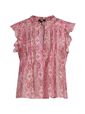 Idris Cotton-Silk Top