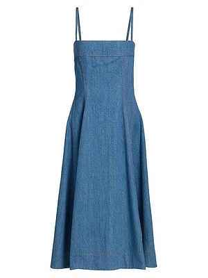 Pippa Denim Midi-Dress