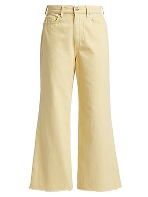 Taylor High-Rise Wide-Leg Crop Jeans