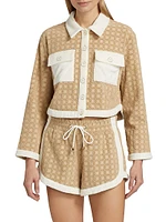 Zariah Cotton-Blend Cardigan